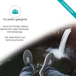 Elastische Schnürsenkel ohne Binden + Schuhlöffel weiß